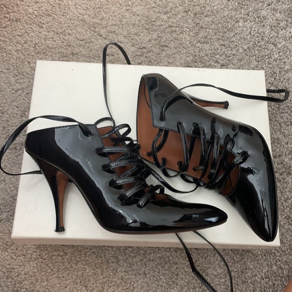 Black Givenchy lace up mules - Picture 3 of 4